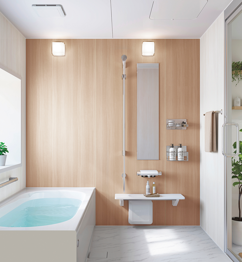 ハウステックのバスルーム